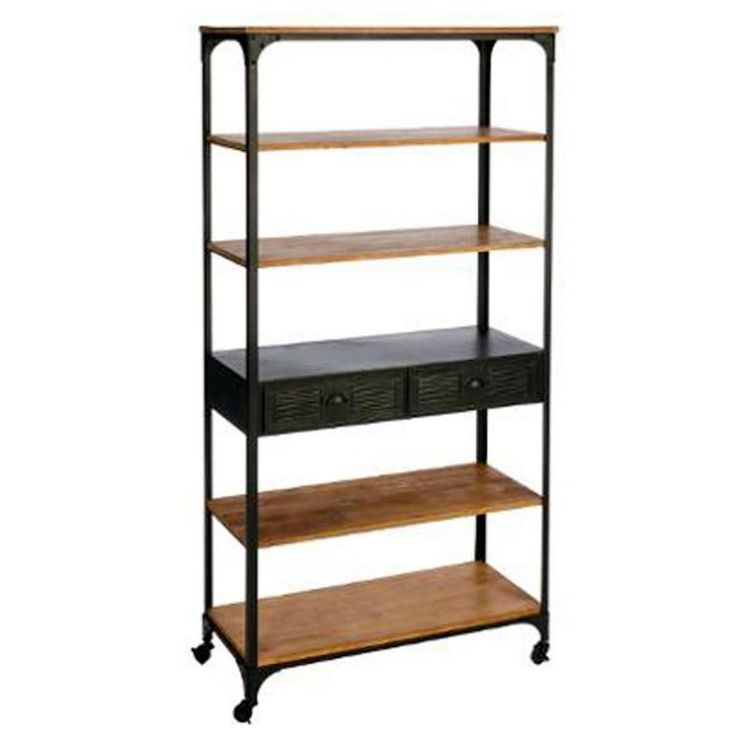 Bibliothèque 4 Niveaux Torof 198cm Naturel Nouveau ???? Bibliothèque 4 Niveaux Torof 198cm Naturel ???? -VIDAXL Shop unnamed file 1028