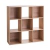 Remise ???? ATMOSPHERA Étagère Bois 9 Cases Mix Bois Naturel ???? -VIDAXL Shop unnamed file 1044