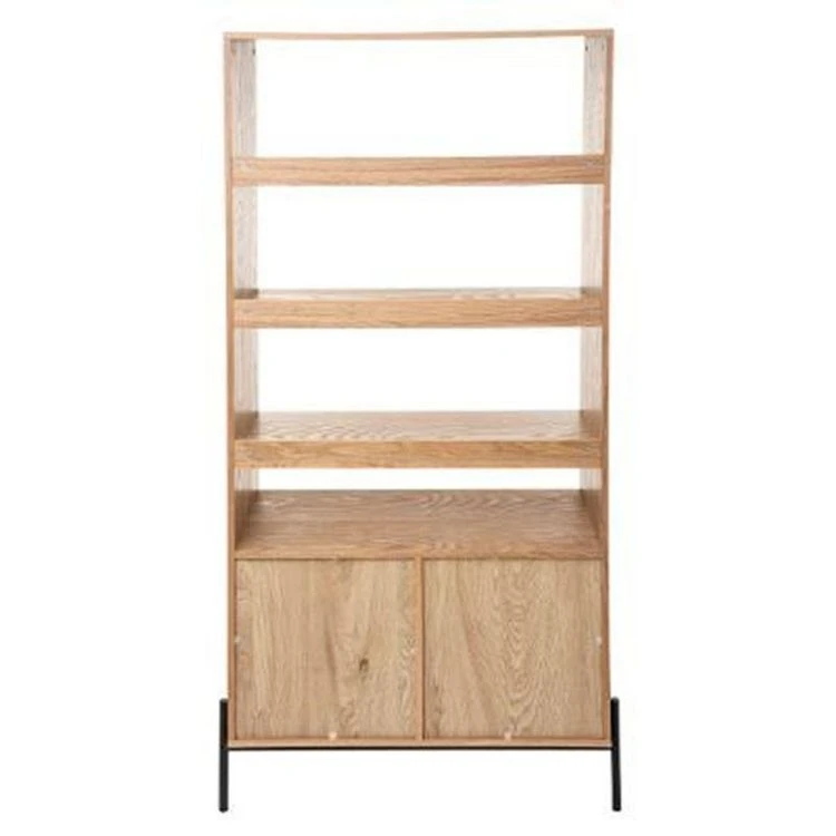 Budget 🛒 Bibliothèque 2 Portes Simon 184cm Naturel ✨ 5 Budget 🛒 Bibliothèque 2 Portes Simon 184cm Naturel ✨ – Image 3
