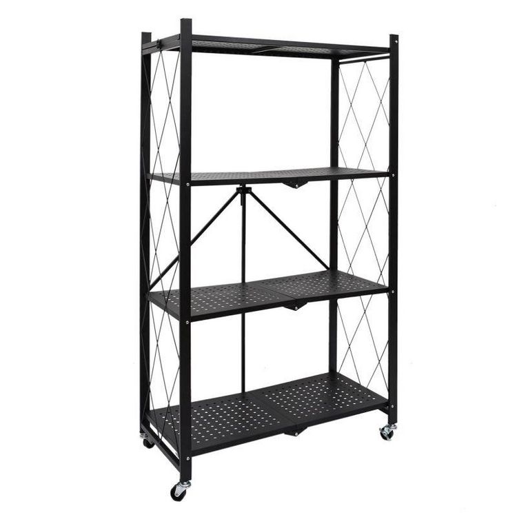 Grosses soldes ???? Paris Prix Étagère Pliable En Métal 4 Niveaux 127cm Noir ⭐ 3 Grosses soldes ???? Paris Prix Étagère Pliable En Métal 4 Niveaux 127cm Noir ⭐