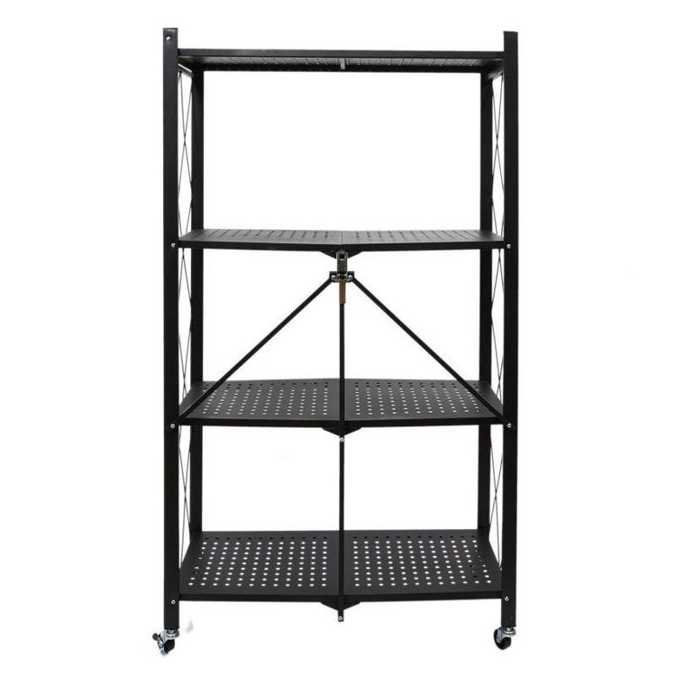 Grosses soldes ???? Paris Prix Étagère Pliable En Métal 4 Niveaux 127cm Noir ⭐ 5 Grosses soldes ???? Paris Prix Étagère Pliable En Métal 4 Niveaux 127cm Noir ⭐ – Image 3