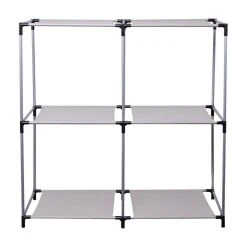 Meilleure affaire ❤️ Paris Prix Étagère Design 4 Casiers Mondo 70cm Gris ⌛