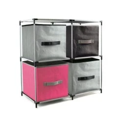 Meilleure affaire ❤️ Paris Prix Étagère Design 4 Casiers Mondo 70cm Gris ⌛ -VIDAXL Shop unnamed file 1062