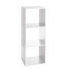 Coupon ???? ATMOSPHERA Etagère Rectangulaire à 3 Cases Mix - H. 100,5 Cm - Blanc ❤️ -VIDAXL Shop unnamed file 1063