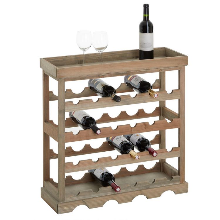 IDIMEX Etagère porte-bouteilles VINO casier à vin en bois pour 24 bouteilles avec tablette supérieure, en sapin à la finition naturelle Bon marché ✨ IDIMEX Etagère Porte-bouteilles VINO Casier à Vin En Bois Pour 24 Bouteilles Avec Tablette Supérieure, En Sapin à La Finition Naturelle ???? -VIDAXL Shop unnamed file 1074