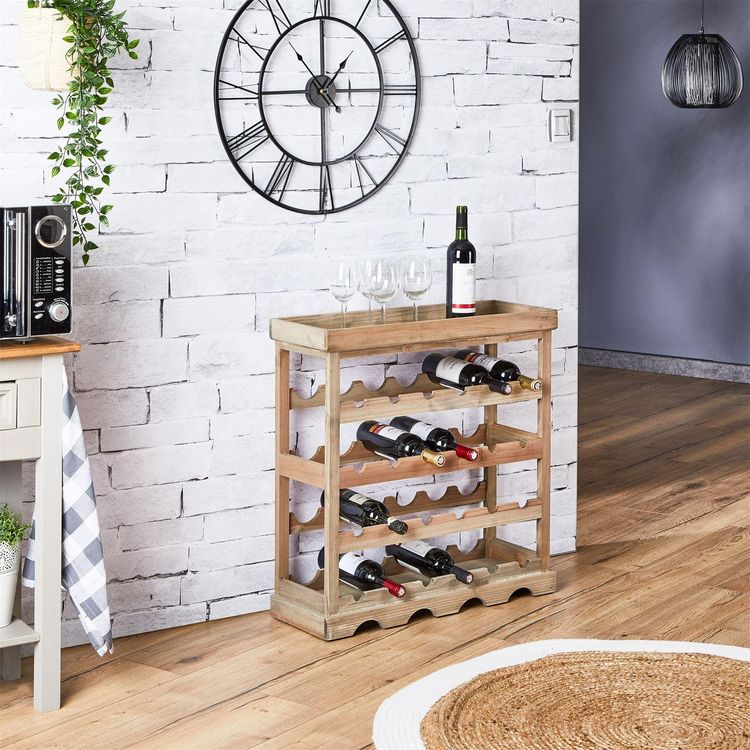 IDIMEX Etagère porte-bouteilles VINO casier à vin en bois pour 24 bouteilles avec tablette supérieure, en sapin à la finition naturelle Bon marché ✨ IDIMEX Etagère Porte-bouteilles VINO Casier à Vin En Bois Pour 24 Bouteilles Avec Tablette Supérieure, En Sapin à La Finition Naturelle ???? -VIDAXL Shop unnamed file 1075