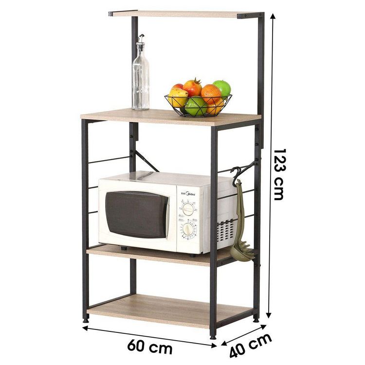 No name Meuble de cuisine 4 étages et crochets Colorado Vente flash ???? No Name Meuble De Cuisine 4 étages Et Crochets Colorado ???? -VIDAXL Shop unnamed file 1079