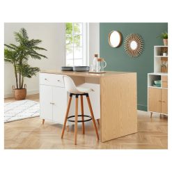 Coupon ???? Ilot Central De Cuisine L150cm ALEX ????