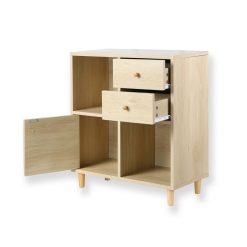 De gros ???? Casame Meuble De Rangement 4 Cases 1 Porte 2 Tiroirs Effet Bois - H 67cm ???? -VIDAXL Shop unnamed file 1116