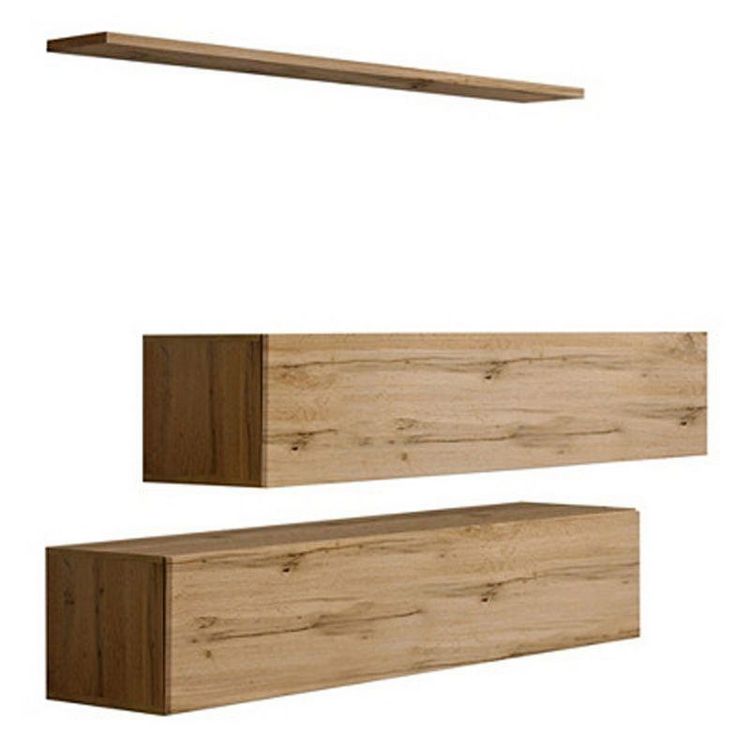 Le moins cher ???? Paris Prix Lot De 2 Bancs Muraux & Étagère Switch SBII 130cm Naturel ???? 4 Le moins cher ???? Paris Prix Lot De 2 Bancs Muraux & Étagère Switch SBII 130cm Naturel ???? – Image 2