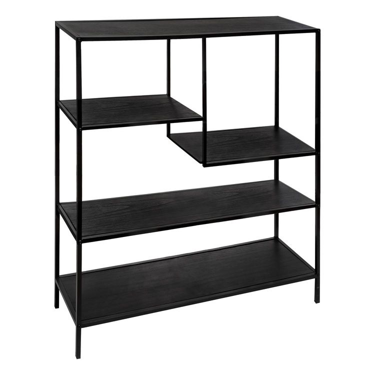 ATMOSPHERA Etagère en bois Gota - Noire - Dim. 75 x 100 cm Meilleure vente ⌛ ATMOSPHERA Etagère En Bois Gota - Noire - Dim. 75 X 100 Cm ???? -VIDAXL Shop unnamed file 1147