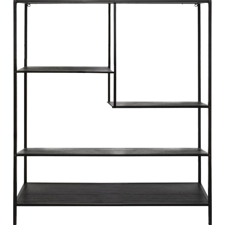 ATMOSPHERA Etagère en bois Gota - Noire - Dim. 75 x 100 cm Meilleure vente ⌛ ATMOSPHERA Etagère En Bois Gota - Noire - Dim. 75 X 100 Cm ???? -VIDAXL Shop unnamed file 1148