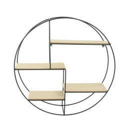 Acheter ⌛ Paris Prix Étagère Murale Design 4 Niveaux 50cm Naturel ????