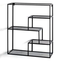 Meilleure vente 🥰 Paris Prix Étagère Murale 3 Niveaux Inaya 60cm Noir 🔥