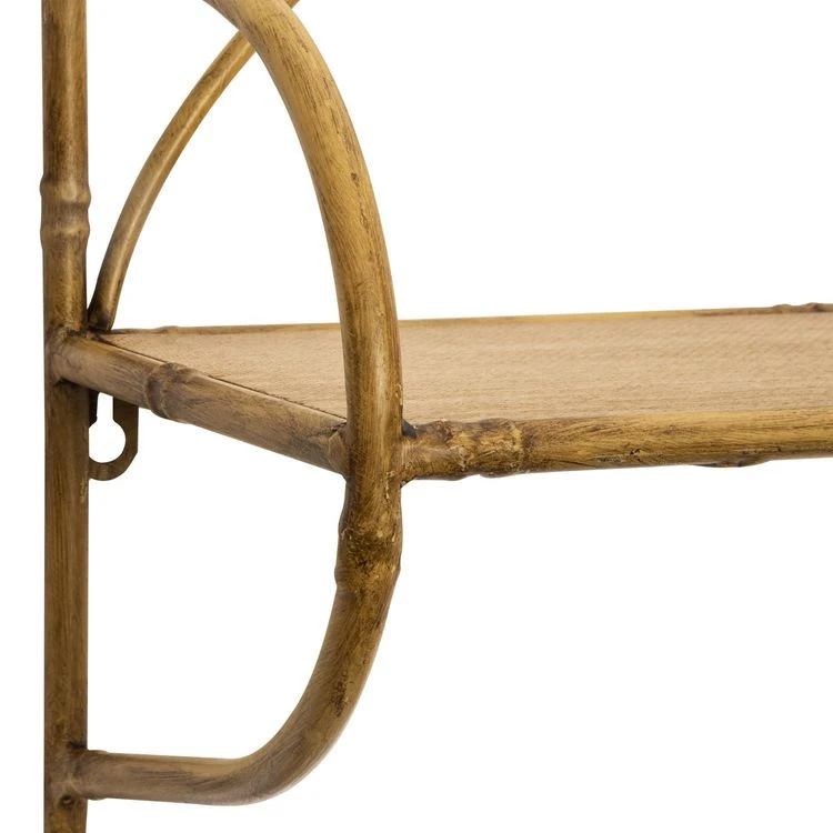 Vente flash ❤️ ATMOSPHERA Etagère Murale Design Bois Asco - L. 52 X H. 31 Cm - Marron 🧨 4 Vente flash ❤️ ATMOSPHERA Etagère Murale Design Bois Asco - L. 52 X H. 31 Cm - Marron 🧨 – Image 2