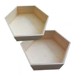 Les meilleures critiques de 💯 Graine Créative 2 étagères Hexagonales En Bois 36 X 31 Cm Et 39 X 34 Cm 👏