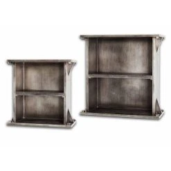 Meilleure affaire ⌛ Paris Prix Lot De 2 Étagères Murales Vaded 45cm Anthracite 🔥