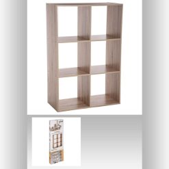 Nouveau ???? ATMOSPHERA Etagère 6 Cases Mix - P. 32 Cm X H. 100,5 Cm - Beige ???? -VIDAXL Shop unnamed file 1194