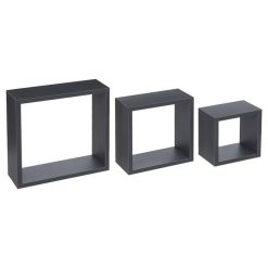 Promo ✨ ATMOSPHERA Etagère Fixy Cub Gris Anthracite X3 ????