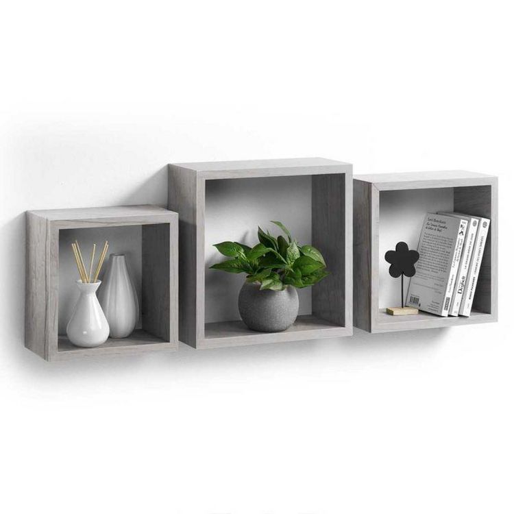Paris Prix Lot de 3 Étagères Murales Cube 30cm Chêne Blanchi Meilleur prix ???? Paris Prix Lot De 3 Étagères Murales Cube 30cm Chêne Blanchi ???? -VIDAXL Shop unnamed file 1223