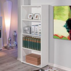 Budget ???? Paris Prix Étagère 4 Niveaux Delnice 145cm Blanc ???? -VIDAXL Shop unnamed file 1235