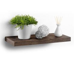 Promo ???? Paris Prix Étagère Murale Design Flottante 50cm Noyer ????