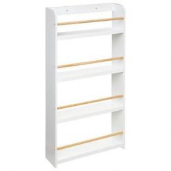 Bon marché ✔️ Bibliothèque Enfant 5 Niveaux Classic 118cm Blanc ????
