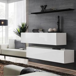 Les meilleures critiques de ???? Paris Prix Lot De 2 Bancs Muraux Blanc & Étagère Switch SBII 130cm Blanc ✨