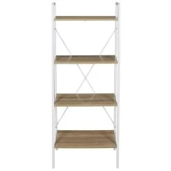 Meilleure vente ✨ The Home Deco Factory Étagère Bois Et Métal Blanc 🛒 -VIDAXL Shop unnamed file 1325