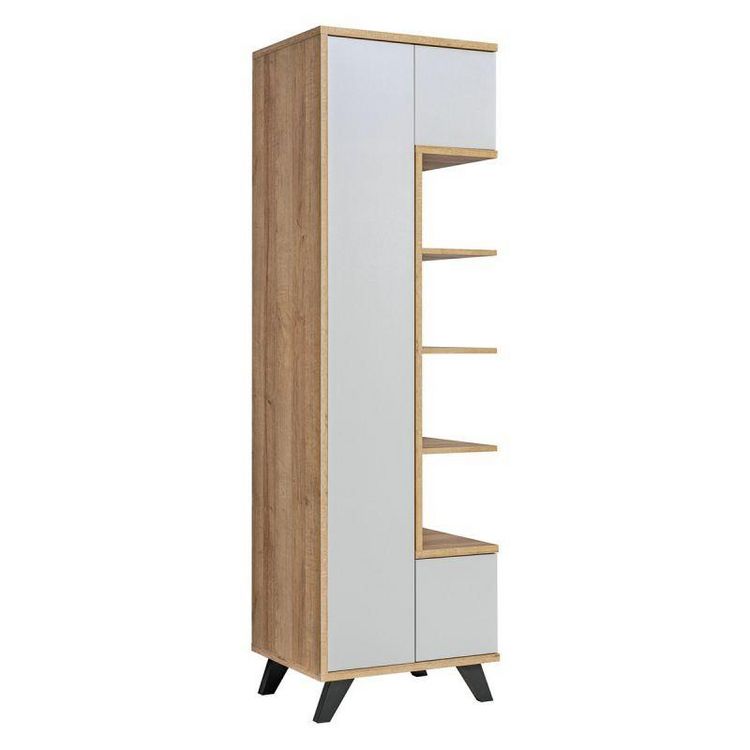 Bon marché ⌛ Paris Prix Étagère 5 Niveaux Bogota 192cm Gris & Naturel ???? 3 Bon marché ⌛ Paris Prix Étagère 5 Niveaux Bogota 192cm Gris & Naturel ????