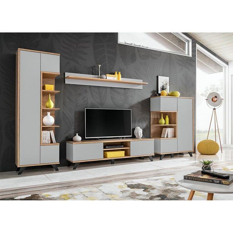 Bon marché ⌛ Paris Prix Étagère 5 Niveaux Bogota 192cm Gris & Naturel ???? 5 Bon marché ⌛ Paris Prix Étagère 5 Niveaux Bogota 192cm Gris & Naturel ???? – Image 3