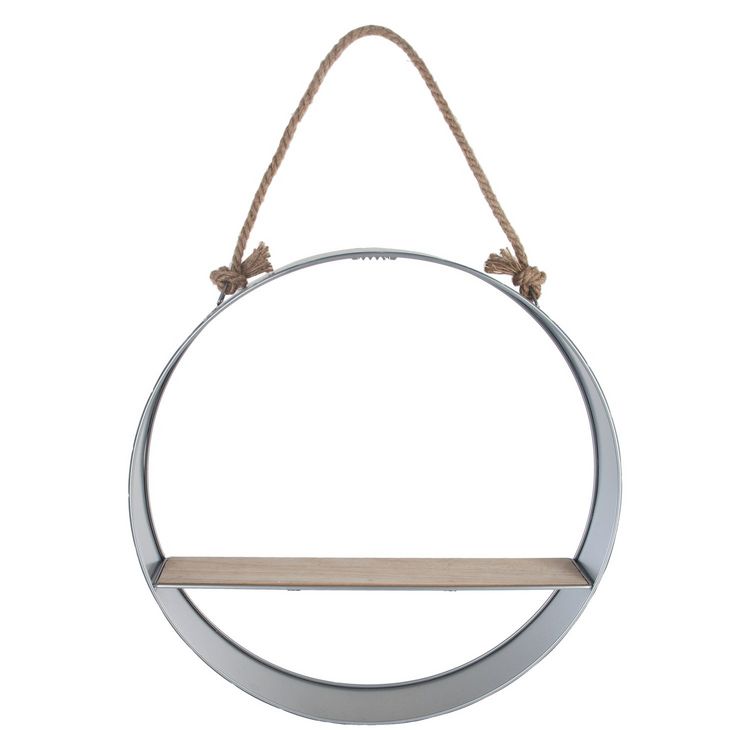 ATMOSPHERA Etagère murale Retro - Diam. 55 cm - Gris Offres ✔️ ATMOSPHERA Etagère Murale Retro - Diam. 55 Cm - Gris ???? -VIDAXL Shop unnamed file 1350