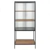 Tout neuf ❤️ Bibliothèque Vitrine 2 Portes Bakos 160cm Naturel 😉 -VIDAXL Shop unnamed file 1369