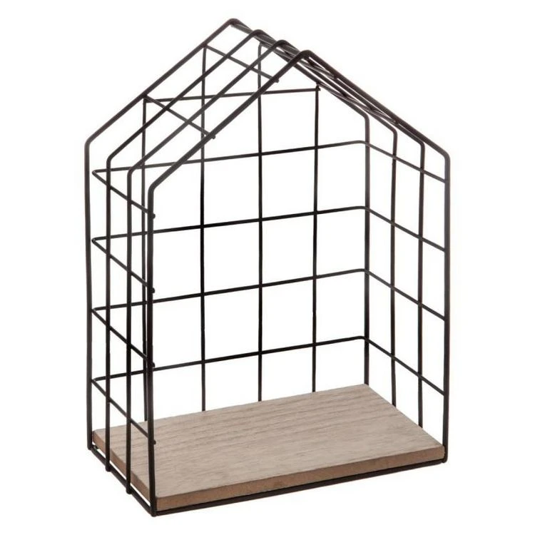 Tout neuf 😀 Set De 3 Etagères Murales Maison 34cm Noir 💯 4 Tout neuf 😀 Set De 3 Etagères Murales Maison 34cm Noir 💯 – Image 2