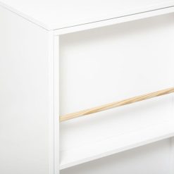 Le moins cher ???? ATMOSPHERA Bibliothèque à Porte Coulissante En MDF - Hauteur 75 Cm - Blanc ???? -VIDAXL Shop unnamed file 1383