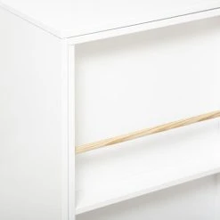 Le moins cher 🎁 ATMOSPHERA Bibliothèque à Porte Coulissante En MDF - Hauteur 75 Cm - Blanc 👍 -VIDAXL Shop unnamed file 1383