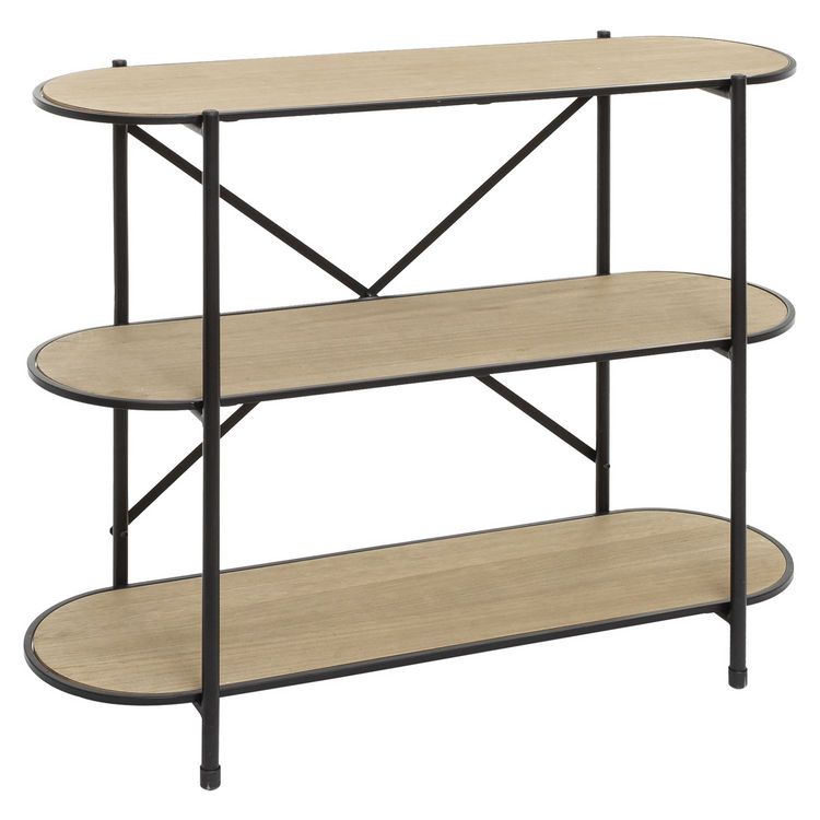 ATMOSPHERA Etagère biliothèque design industriel Timeo - L. 100 x H. 80 cm - Noir Remise ???? ATMOSPHERA Etagère Biliothèque Design Industriel Timeo - L. 100 X H. 80 Cm - Noir ✔️ -VIDAXL Shop unnamed file 1409