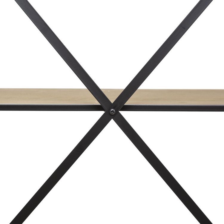 ATMOSPHERA Etagère biliothèque design industriel Timeo - L. 100 x H. 80 cm - Noir Remise ???? ATMOSPHERA Etagère Biliothèque Design Industriel Timeo - L. 100 X H. 80 Cm - Noir ✔️ -VIDAXL Shop unnamed file 1411