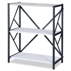 Tout neuf ???? Paris Prix Étagère 3 Niveaux Design Sicaret 85cm Blanc Mat ❤️