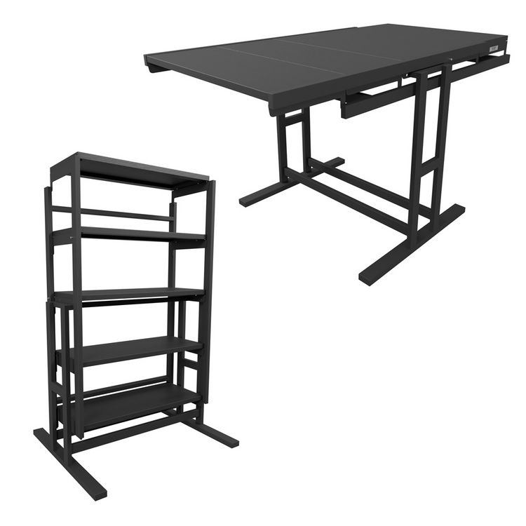 Meilleure affaire ???? BLUMIE Etagère Modulable (H125 X L78 X P62 Cm) Convertible En Table - Style Industriel - Couleur Ebène ???? 3 Meilleure affaire ???? BLUMIE Etagère Modulable (H125 X L78 X P62 Cm) Convertible En Table - Style Industriel - Couleur Ebène ????
