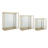 Acheter ???? Paris Prix Lot De 3 Étagères Murales Déco Miroir 60cm Or ✨