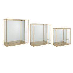 Acheter ???? Paris Prix Lot De 3 Étagères Murales Déco Miroir 60cm Or ✨