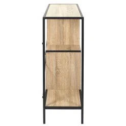 Remise 🤩 The Home Deco Factory Etagère Edison - H. 79,50 Cm - Noir Et Imitation Bois ⌛ -VIDAXL Shop unnamed file 1450