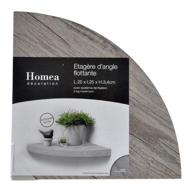 Paris Prix Étagère d'Angle Murale Flottante 25cm Chêne Blanchi De gros ???? Paris Prix Étagère D'Angle Murale Flottante 25cm Chêne Blanchi ???? -VIDAXL Shop unnamed file 1452