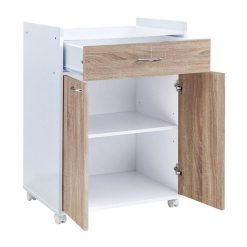 Grosses soldes ???? Paris Prix Meuble De Rangement Morin 85cm Blanc & Chêne ⭐ -VIDAXL Shop unnamed file 147