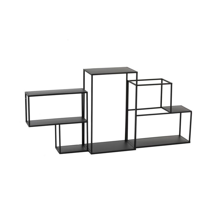 CALICOSY Étagères Suspendues Modulaires Métal Noir Remise ???? CALICOSY Étagères Suspendues Modulaires Métal Noir ✔️ -VIDAXL Shop unnamed file 1478