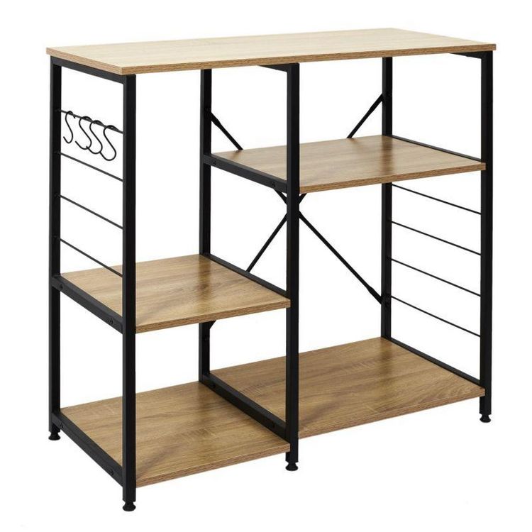 Coupon ???? Paris Prix Meuble De Rangement Stan 90cm Naturel & Noir ???? 3 Coupon ???? Paris Prix Meuble De Rangement Stan 90cm Naturel & Noir ????