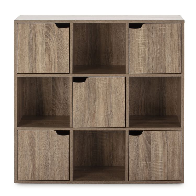 VS VENTA-STOCK Bureau Étagère Martin de Rangement, Couleur chêne avec 4 Rayons et 5 Portes Meilleure vente ???? VS VENTA-STOCK Bureau Étagère Martin De Rangement, Couleur Chêne Avec 4 Rayons Et 5 Portes ???? -VIDAXL Shop unnamed file 1487