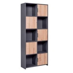 Promo 👏 Paris Prix Étagère 5 Tiroirs Gemeno 185cm Gris & Chêne 👏 -VIDAXL Shop unnamed file 1493