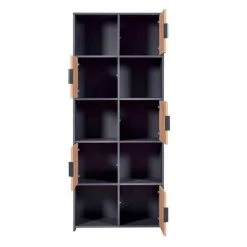 Promo 👏 Paris Prix Étagère 5 Tiroirs Gemeno 185cm Gris & Chêne 👏 -VIDAXL Shop unnamed file 1494